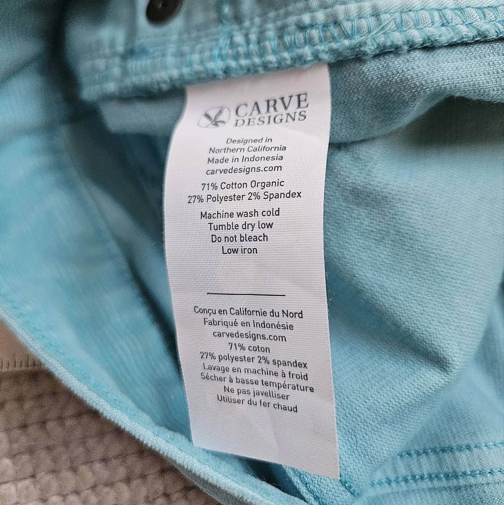 Carve Designs Teal Jean Shorts - Picture 8 of 8